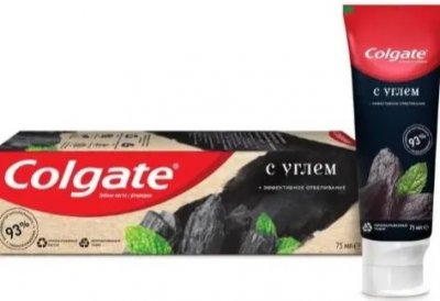 Купить колгейт (colgate) зубная паста эффективное отбеливание с углем 75 мл в Балахне