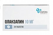 Купить оланзапин, таблетки диспергируемые в полости рта 10 мг, 28 шт в Балахне