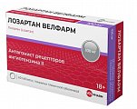 Купить лозартан велфарм, таблетки, покрытые пленочной оболочкой 100мг 30шт в Балахне