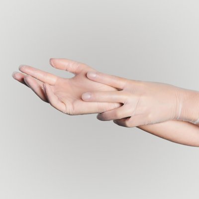 Купить перчатки sf gloves диагностические виниловые нестерильные неопудрен размер l, 50 пар, прозрачные в Балахне