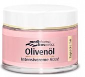 Купить медифарма косметик (medipharma cosmetics) olivenol крем для лица дневной интенсивный роза, 50мл в Балахне