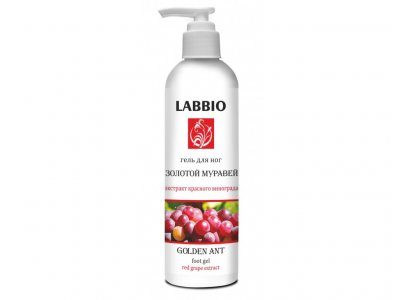 Купить labbio (лаббио), гель для ног эктракт красного винограда, 250мл в Балахне