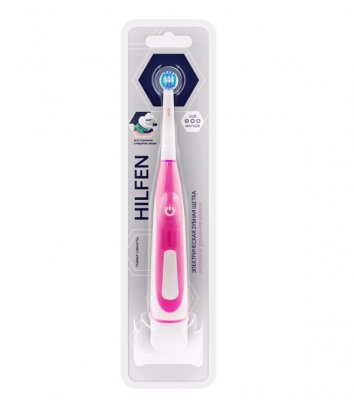 Купить хилфен (hilfen) электрическая зубная щетка мягкая розовая артикул r2020 в Балахне