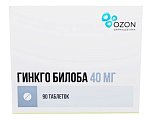 Купить гинкго билоба, таблетки, покрытые пленочной оболочкой 40мг, 90 шт в Балахне