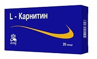 Купить l-карнитин эрциг, капсулы 560мг 20 шт бад в Балахне