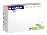 Купить эквапресс, капсулы с модифицированным высвобождением 5мг+1,5мг+10мг, 28 шт в Балахне