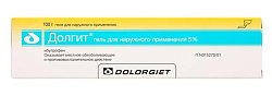 Купить долгит, гель для наружного применения 5%, туба 100г в Балахне
