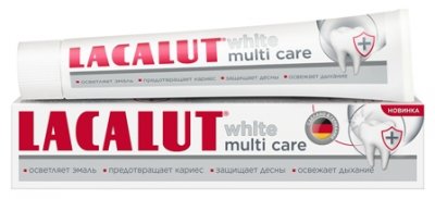 Купить lacalut white multi care (лакалют), зубная паста для осветления эмали и заботы о деснах, 60г в Балахне