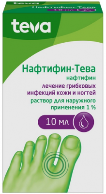 Купить нафтифин-тева, раствор для наружного применения 1%, 10 мл в Балахне