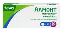 Купить алмонт, таблетки, покрытые пленочной оболочкой 10мг, 98 шт в Балахне
