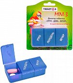 Купить таблетница-контейнер таблетон мини 3 на 1 день (3 приема) в Балахне