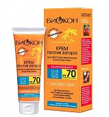 Купить биокон солнце крем против загара для чувствительной кожи ультразащита, 75мл spf70 в Балахне