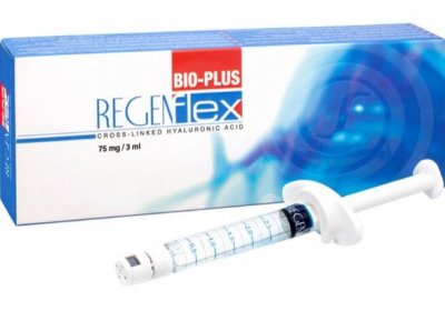 Купить regenflex bio-plus (регенфлекс био-плюс) протез синовиальной жидкости, 2.5%, 75мг/3 мл, раствор для внутрисуставного введения, шприц 3 мл, 1 шт. в Балахне