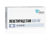 Купить леветирацетам, таблетки, покрытые пленочной оболочкой 500мг, 30 шт в Балахне