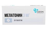 Купить мелатонин, таблетки, покрытые пленочной оболочкой, 3мг, 20 шт в Балахне