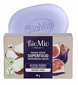 Купить biomio (биомио) bio-soap superfood мыло натуральное с экстрактом инжира и баттером кокоса 90 г в Балахне