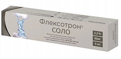 Купить флексотрон соло, имплантант вязкоэластиный стерильный для внутрисуставных инъекций 2,2%, 22мг/мл, шприц 3мл в Балахне