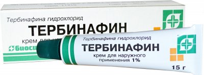 Купить тербинафин, крем для наружного применения 1%, 15г в Балахне