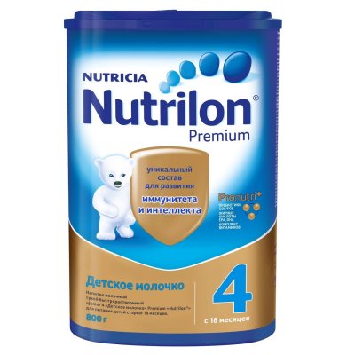 Купить nutrilon junior premium 4 (нутрилон) сухая смесь детская с 18 месяцев, 800г в Балахне