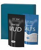 Купить доктор сиа (dr.sea) набор целебные дары мертвого моря: соль для ванн 500г+минеральная черная грязь 600г в Балахне
