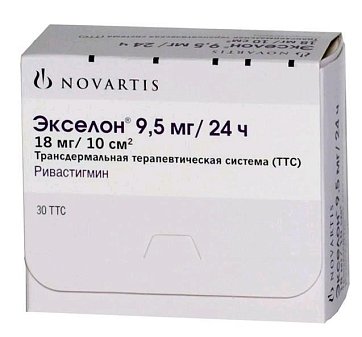 Экселон, трансдермальная терапевтическая система 9,5 мг/сут, пакеты 30 шт