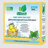 Купить dr.tuttelle (доктор туттелле) соль для ванны морская детская с крапивой, 1000г в Балахне