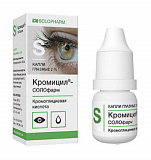 Кромицил-СОЛОфарм, капли глазные 2%, флакон-капельница 10мл