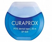 Купить curaprox (курапрокс) зубная нить тефлоновая с хлоргексидином 35м, df820 в Балахне