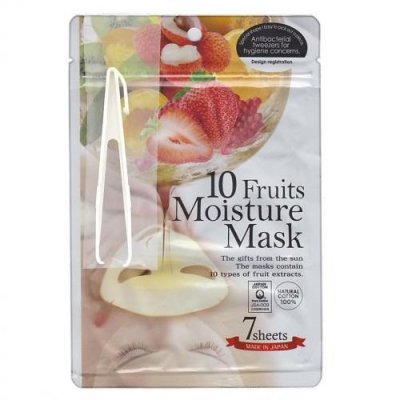 Купить japan gals (джапан галс) маска 10 фруктов pure5 essential, 7 шт в Балахне