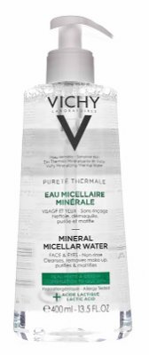Купить виши пюр термаль (vichy purete thermale) мицеллярная вода с минералами для жирной кожи 400мл в Балахне