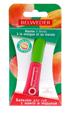 Купить belweder (бельведер) бальзам для губ манго и марула 7г в Балахне