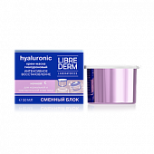 Купить librederm (либридерм) гиалуроновый крем для лица дневной интенсивно увлаж для норм и чувств кожи, 50мл spf15+смен. блок в Балахне