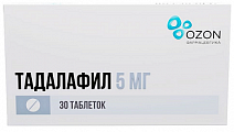 Купить тадалафил, таблетки, покрытые пленочной оболочкой 5мг, 30 шт в Балахне