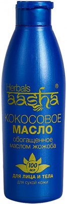 Купить ааша хербалс (aaasha herbals) кокосовое масло обогащенное маслом жожоба, 100мл в Балахне