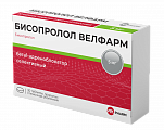 Купить бисопролол-велфарм, таблетки, покрытые пленочной оболочкой 5мг, 30 шт в Балахне