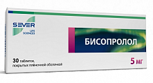 Купить бисопролол, таблетки, покрытые пленочной оболочкой 5мг, 30 шт в Балахне