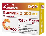 Купить витамин с 500мг югмедфарм, капсулы массой 700мг 30шт бад в Балахне