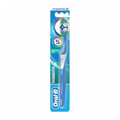 Купить oral-b (орал-би) зубная щетка комплекс, пятисторонняя чистка 40 средняя 1 шт в Балахне
