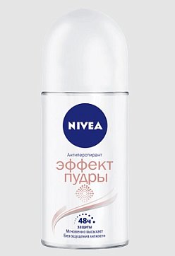 Nivea (Нивея) дезодорант шариковый Део эффект пудры, 50мл