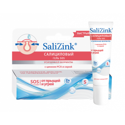 Купить салицинк(salizink) гель-sos локального действия для проблемной кожи, 15мл в Балахне