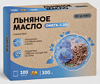Купить льняное масло bioforte, капсулы 100шт бад в Балахне