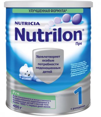 Купить nutrilon pre 1 (нутрилон) сухая смесь детская с рождения, 400г в Балахне