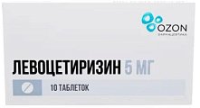 Купить левоцетиризин, таблетки, покрытые пленочной оболочкой 5мг, 10 шт от аллергии в Балахне