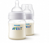 Купить avent (авент) бутылочка для кормления с рождения anti-colic 125 мл 2 шт (scf810/27) в Балахне