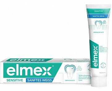 Элмекс (Elmex) зубная паста Сенситив плюс отбеливающая, 75мл