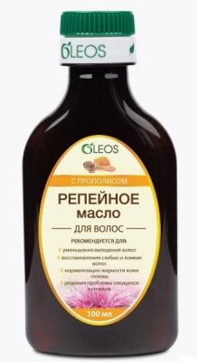 Купить oleos (олеос) масло репейное прополис, 100мл в Балахне