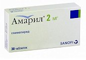 Купить амарил, таблетки 2мг, 30 шт в Балахне