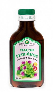 Мирролла масло репейное с витаминами А и Е, 100мл