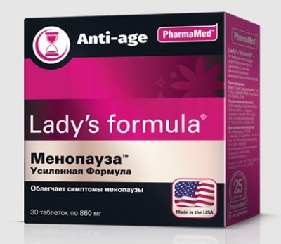 Купить lady's formula (леди-с формула) менопауза усиленная формула, таблетки, 30 шт бад в Балахне