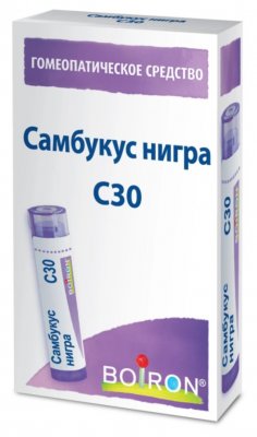 Купить самбукус нигра с30, гомеопатический монокомпонентный препарат растительного происхождения, гранулы гомеопатические 4 гр в Балахне